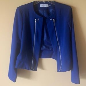 CALVIN KLEIN jacket blazer Royal Blue size 8